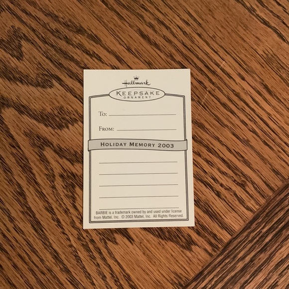 Celebration Barbie Ornament, Special 2003 Edition Collectors Series - Picture 5 of 7